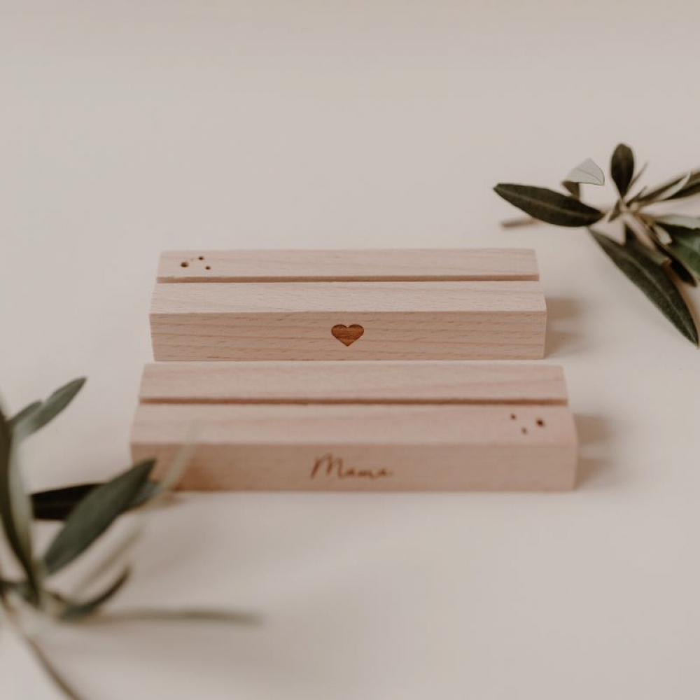 Karten & Blumenständer mit Spruch Mama